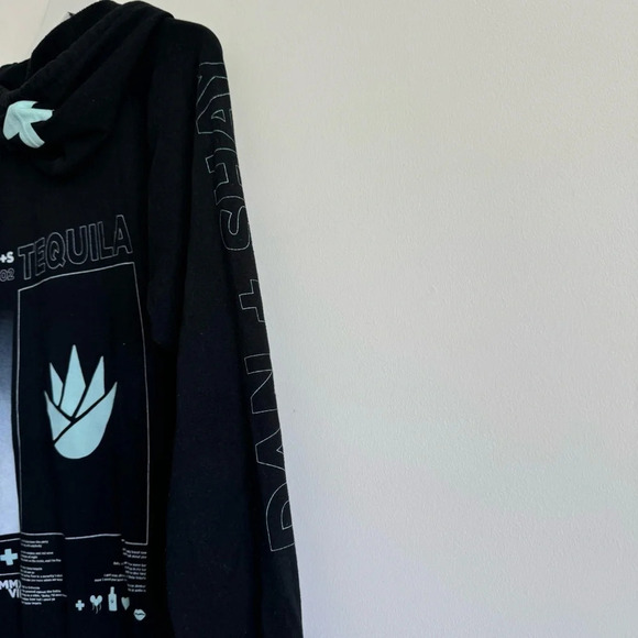 Dan + Shay When I Taste Tequila zip up hoodie size large - Picture 6 of 6